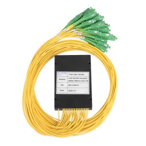Splitter optyczny PLC ABS 1x32 2.0mm G657A2 Złącza SC/APC 1m+1m TGlass