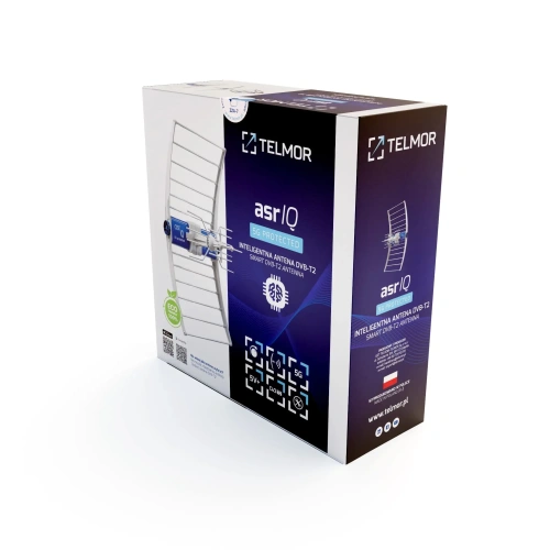 Antena naziemna Telmor ASR IQ, UHF/VHF, Filtr LTE/5G, duże wzmocnienie