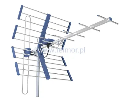 Antena naziemna kierunkowa Telmor W19 Silver UHF/VHF, MUX 8, duży zysk 13 dB