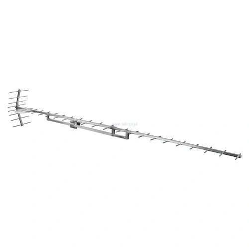 Antena naziemna kierunkowa Telmor TurboT 60, UHF, filtr LTE/5G, duży zysk 15,5 dB, długa antena dvbt/2 na trudne warunki