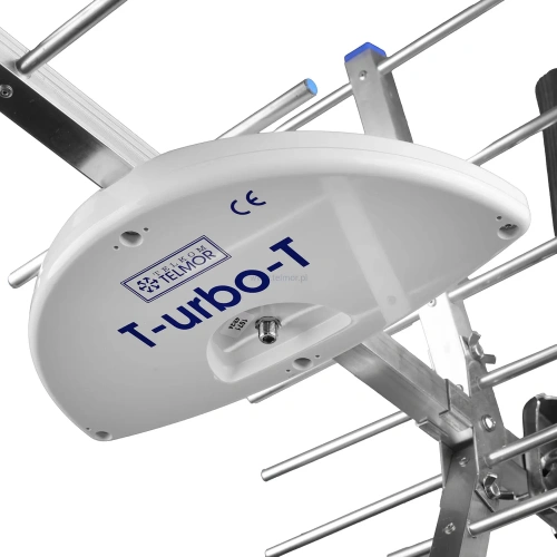 Antena naziemna kierunkowa Telmor TurboT 60, UHF, filtr LTE/5G, duży zysk 15,5 dB, długa antena dvbt/2 na trudne warunki