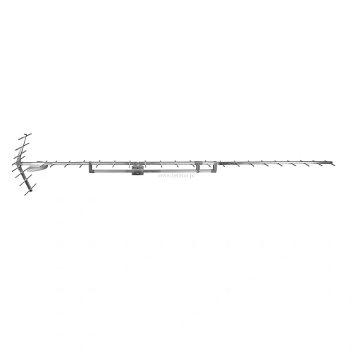 Antena naziemna kierunkowa Telmor TurboT 60, UHF, filtr LTE/5G, duży zysk 15,5 dB, długa antena dvbt/2 na trudne warunki