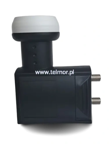 Konwerter satelitarny Telmor LNB SC-20 Twin, do dwóch dekoderów lub do jednego dekodera z funkcją nagrywania.