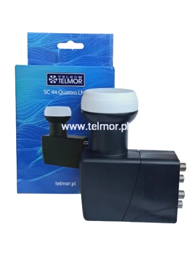 konwerter satelitarny Telmor LNB SC-44 Quattro, konwerter do multiswitcha