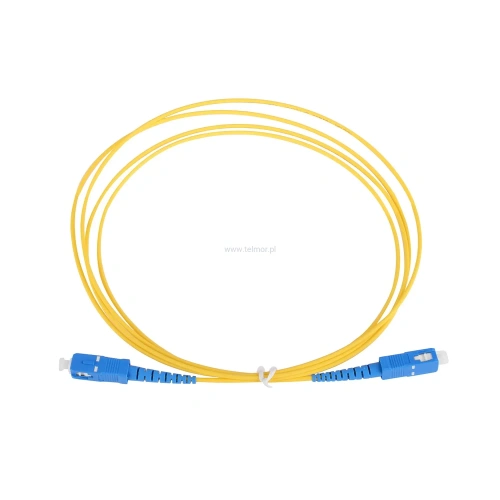 Patchcord 2.0mm G657A2 Złącze SC/UPC-SC/UPC 5m TGlass Telmor