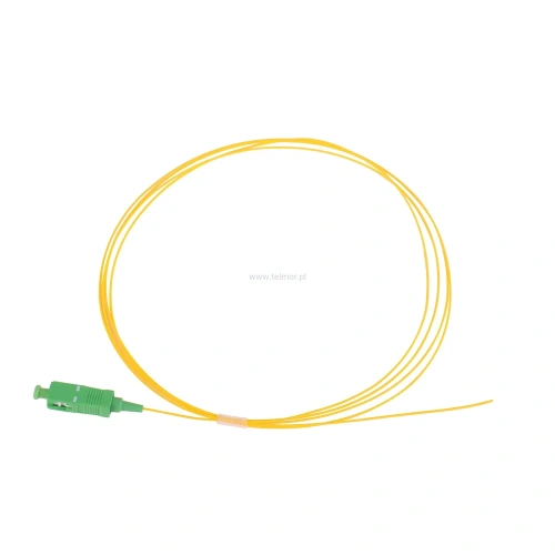 Pigtail 0.9mm G.657A2 Złącze SC/APC 1m TGlass Telmor