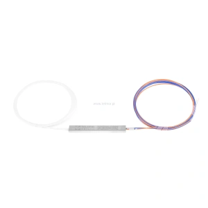 Splitter optyczny PLC Steelbox 1x2 0.9mm G657A2 LSZH bez złączy TGlass