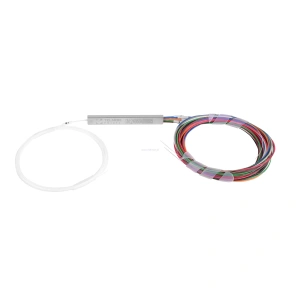 Splitter optyczny PLC Steelbox 1x8 0.9mm G657A2 LSZH bez złączy TGlass