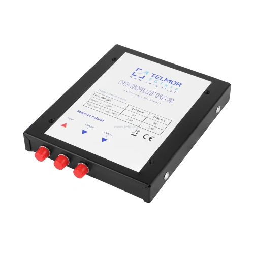 Splitter optyczny Telmor TGlass PLC 1:2 FO SPLIT FC 2 Metal