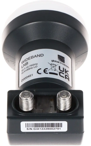 konwerter LNB typu Wideband