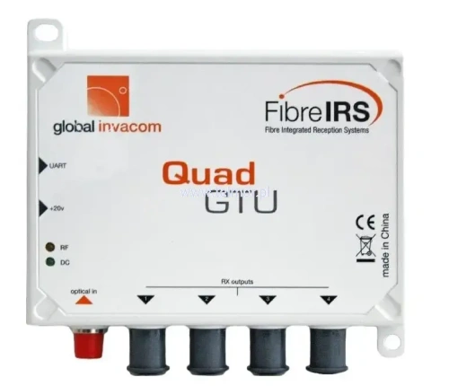 Odbiornik optyczny Global Invacom Quad GTU MKIII FibreIRS