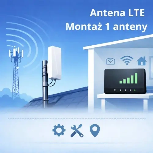 Montaż 1 anteny LTE/5G