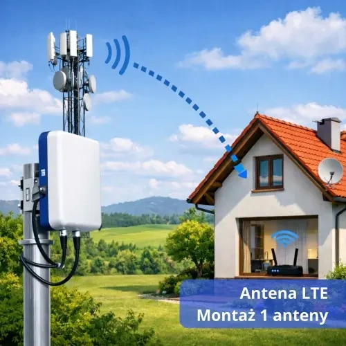 Montaż 1 anteny LTE/5G