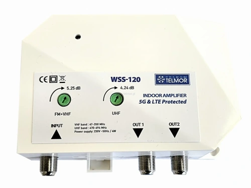 Wzmacniacz antenowy Telmor WSS 120 UHF VHF