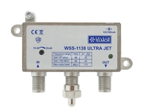 Wzmacniacz antenowy WSS 1138 FM/VHF/UHF TELMOR
