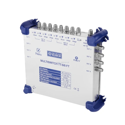 Multiswitch Telmor PREMU z zasilaczem TT-9/8FT