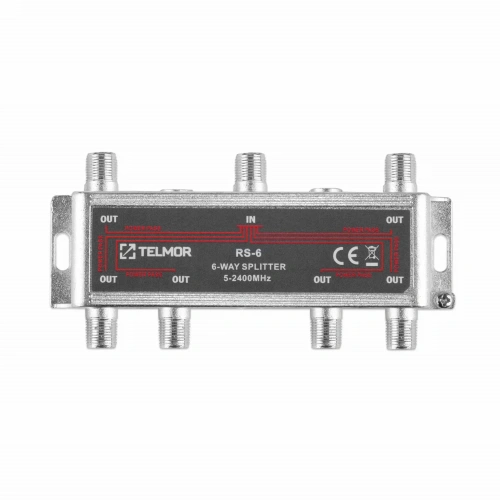 Rozgałęźnik TV/SAT sześciokrotny Telmor RS-6 2.4G DC