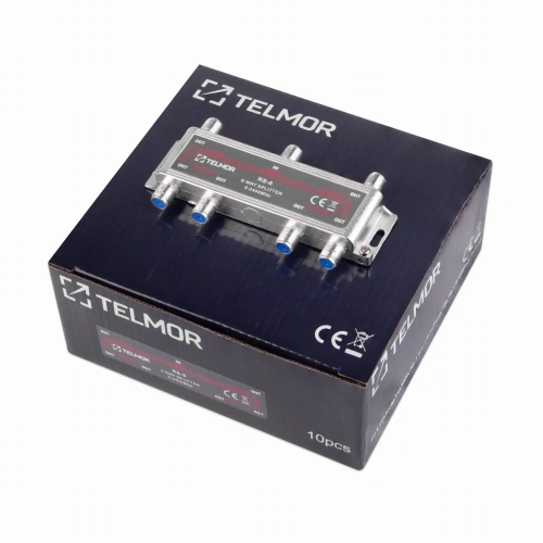 Rozgałęźnik TV/SAT sześciokrotny Telmor RS-6 2.4G DC