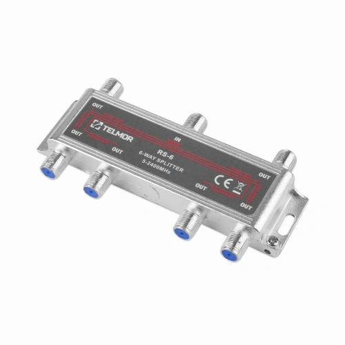 Rozgałęźnik TV/SAT sześciokrotny Telmor RS-6 2.4G DC