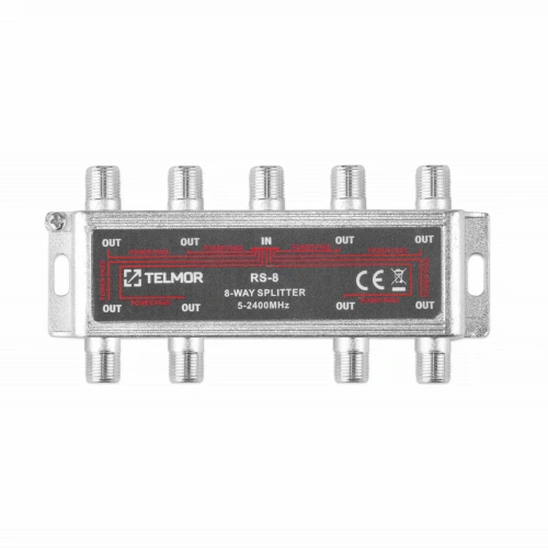 Rozgałęźnik TV/SAT ośmiokrotny Telmor RS-8 2.4G DC
