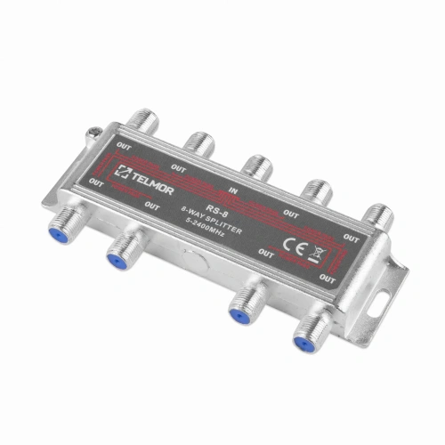 Rozgałęźnik TV/SAT ośmiokrotny Telmor RS-8 2.4G DC