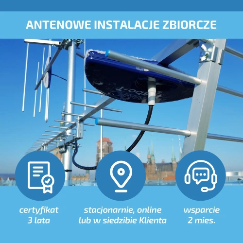 Kurs dla instalatorów RTV SAT z certyfikatem na antenowe instalacje zbiorcze (AIZ)