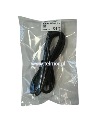 Kabel HDMI 1.4 1m czarny TELMOR