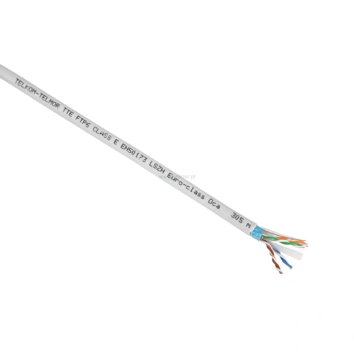 Kabel sieciowy Telmor LAN TTE F/UTP6 Dca 305m wewnętrzny