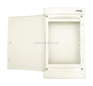 Szafka natynkowa 3x12 z tworzywa ABS Schrack