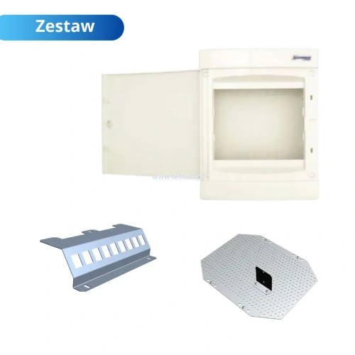 Szafka natynkowa z tworzywa TSM 3x12 Schrack z osprzętem
