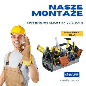 Serwis anteny - na balkonie lub na ścianie do 2,5m