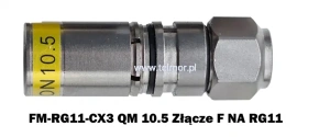 Złącze kompresyjne F/RG11 - FM-RG11-CX3 QM 10.5 Cabelcon