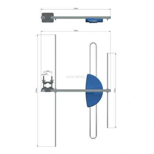 Antena kierunkowa VHF Telmor TurboT V3 MUX 8