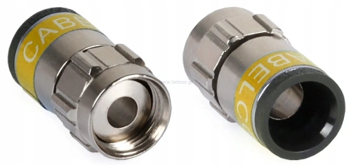 Złącze samokompresyjne F/RG6 1,02 - F-6-TD 4.9 Cabelcon