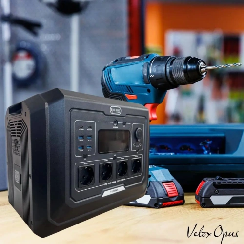 Przenośna stacja zasilania VELOX OPUS 2000W 1024Wh Energy Stern