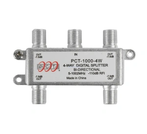 10x Rozgałęźnik TV czterokrotny PCT 1000-4W